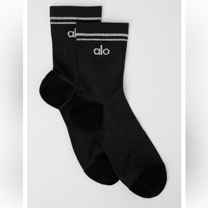 NEW ALO Unisex Half-Crew Performance Sock- Size L